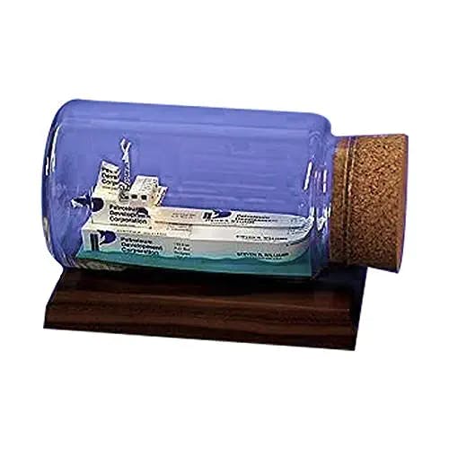 Oil Tanker Sculpture, Made Up of 20 Business Cards, Best for Business Start-Ups, Offices, Restaurant, Schools, Sports, and Décors - A Perfect Collectors Item to Gift your Loved Ones