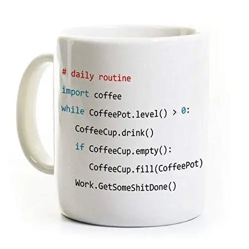 Python Programmer Coffee Mug - Software Developer Gift - Computer Science