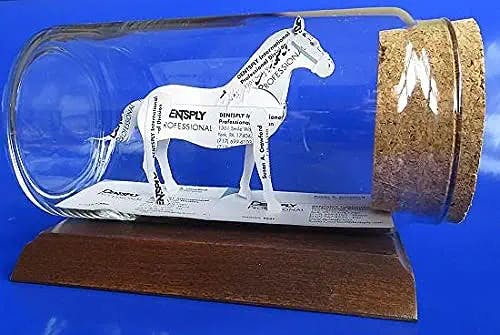 Bronco Horse Sculpture, Made Up of 20 Business Cards, Best for Business Start-Ups, Offices, Restaurant, Schools, Sports, and Décors - A Perfect Collectors Item to Gift your Loved Ones