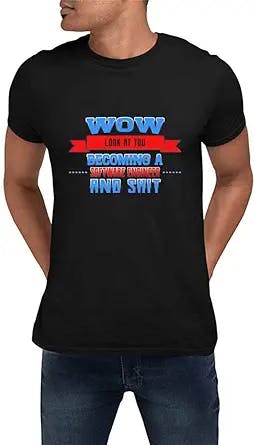 Look at You Becoming A Software Engineer and Shit Funny Software Engineer Related Gifts Best New Year Gifts for Software Engineer Gifts Ideas for Software Engineer T-Shirt EI5PV8 Black
