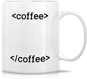 Retreez Funny Mug - Coffee Coding Coder Programmer Software Engineer Developer 11 Oz Ceramic Coffee Mugs - Funny, Sarcasm, Inspirational birthday gifts for friends, coworkers, siblings, dad, mom