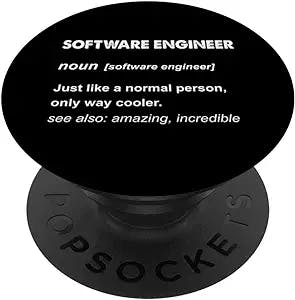 Pop, Lock, and Code with the Software Engineer PopSockets Grip and Stand!