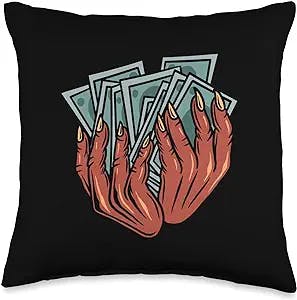 Get Your Hustle On with This Devilishly Motivating Throw Pillow!