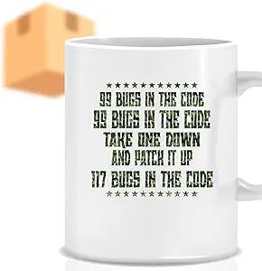 Orvys Flayme Coffee Mug 99 Bugs in Funny Developer Funny Software Engineer Startup Entrepreneur Gift 061926
