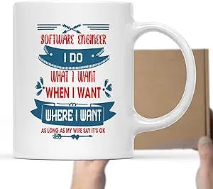 Coffee Mug Software Engineer Gift Coworker Friend: A Hilarious Cup for Tech