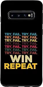 Galaxy S10 Cool Try Fail Win Repeat Startup Founder Business Owners Case