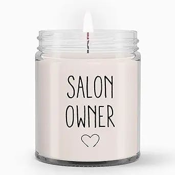 Salon Owner Candle, Salon Owner Gift, Hair Salon Owner, Beauty Salon Owner, Boss Lady Candle, Entrepreneur Candle, Hair Stylist Candle 9oz