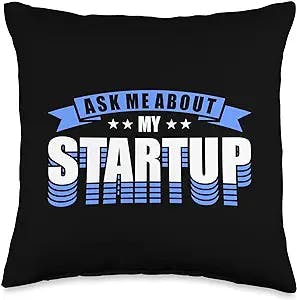 Entrepreneur Gifts Business Owner Throw Pillow: A Perfect Addition to Any H