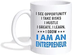 Boss up with the I Am An Entrepreneur Boss Mug Cup Gift and show off your e
