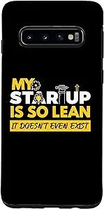 Galaxy S10 Funny Lean Startup Does Not Exist Founder Business Owners Case