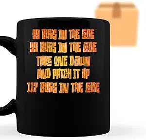 Orvys Flayme Coffee Mug 99 Bugs in Funny Developer Funny Software Engineer Startup Entrepreneur Gift 201713