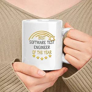 muggable Gift For Software Test Engineer 11oz, 15oz White Ceramic Mug Present Software Test Engineer Of The Year