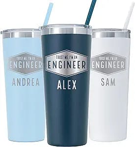 "AVITO Personalized Engineer Gift: The Tumbler Every Engineer Will Love!"