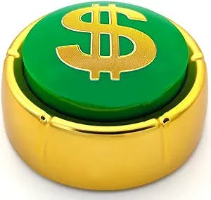 The Money Button | Ka-Ching! Cash Register Sound Effect Button (Batteries Included) Entrepreneur Back to School Office Sales Marketing Gag Gift Hype Nut
