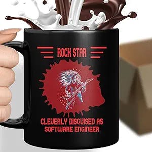Coffee Mug Software Engineer Star Cup Funny Gifts: The Perfect Present for 