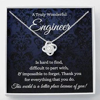 Friend Necklace, Engineer Gifts For Women, Civil Engineer Gifts Mechanical Engineer Software Engineer Engineer Student Gift Engineer Graduation CLNX159064