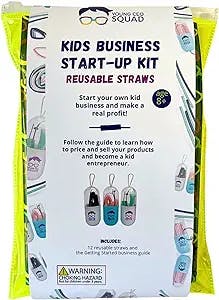 Kid Business Start-Up Kit for Young Entrepreneurs, STEM Activity Kit, Start a Kid Business, Earn Money, Quarantine Activity For Kids & Educational Tools