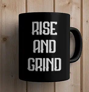 Coffee Mug Cute Gifts Idea For Entrepreneur - Rise And Grind Coffee Cup - Entrepreneurship Day Businessmen Women In Business Funny Gag 852809