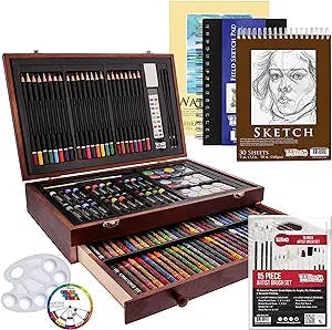Get Creative with the U.S. Art Supply 162-Piece Deluxe Mega Wood Box Art Pa