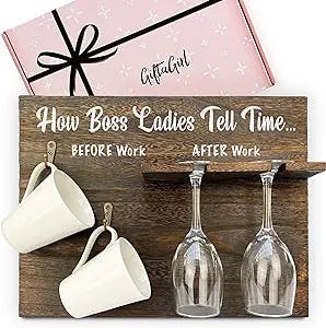GIFTAGIRL Very Popular Gift for Boss Women - They're Cheeky Boss Lady Gifts for Women, but Gifts for your Boss Can be. Funny Boss Gifts Really do make the Best Boss Gifts. Mugs - Glasses Not Included