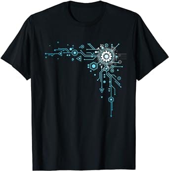 Computer Circuit Tshirt - Engineer Gifts - Computer Nerd T-Shirt