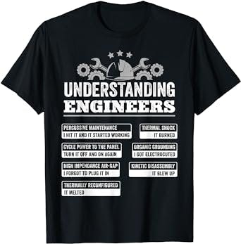 Understanding Engineers Funny Mechanical Engineering T-Shirt