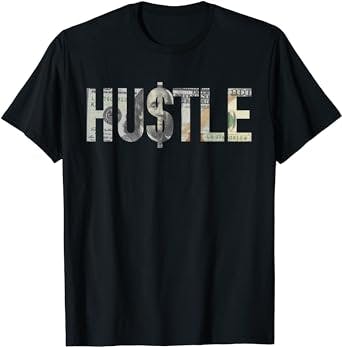 Hustle T-Shirt 100 Dollar Bill Christmas entrepreneur T-Shirt
