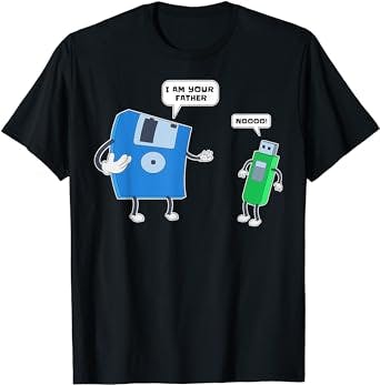 Father & Son Floppy Disk Engineers T-Shirt: A Nostalgic Must-Have for Any C
