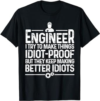 Funny Engineer Gift For Men Women Cool Engineering Mechanic T-Shirt