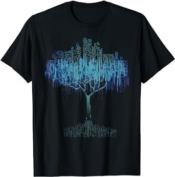 Binary Tree Coding Computer Programmer Tee Shirt T-Shirt
