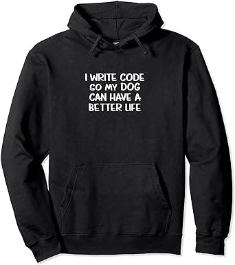 Programming and Coding top for Software Engineer Dog Lover Pullover Hoodie